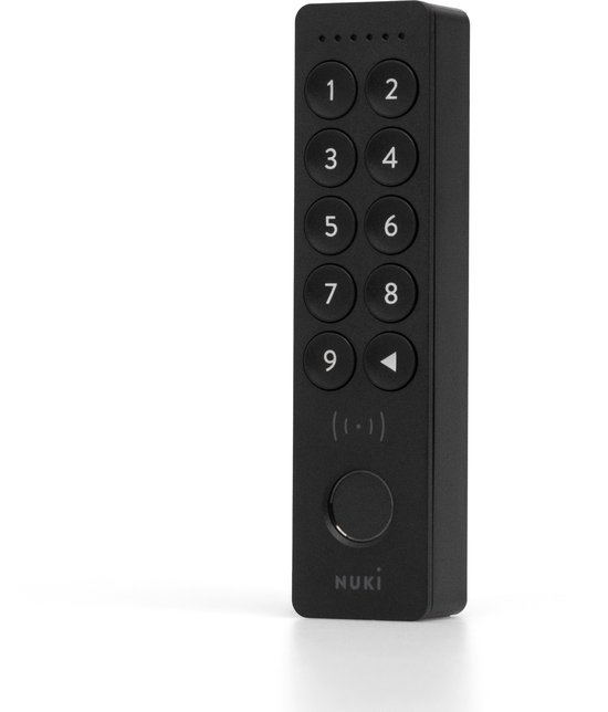 Nuki Keypad 2 NFC - Keypad voor Slim Deurslot - Vingerafdruk, Toegangscode & NFC - Tap to Unlock - Voor Nuki Smart Lock Ultra, Pro en Go Nuki Keypad 2 NFC - Keypad voor Slim Deurslot - Vingerafdruk, Toegangscode & NFC - Tap to Unlock - Voor Nuki Smart Lock Ultra, Pro en Go