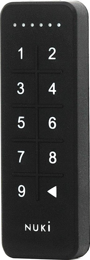 Nuki Keypad – Slimme Deuropener met Toegangscode – voor Nuki Smart Lock – Zwart