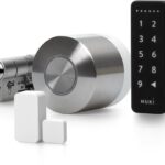 Nuki Ultra + keypad 1.0 + doorsensor : Toegang met smartphone en pincode inclusief SKG 3 sterren verstelbare cilinder